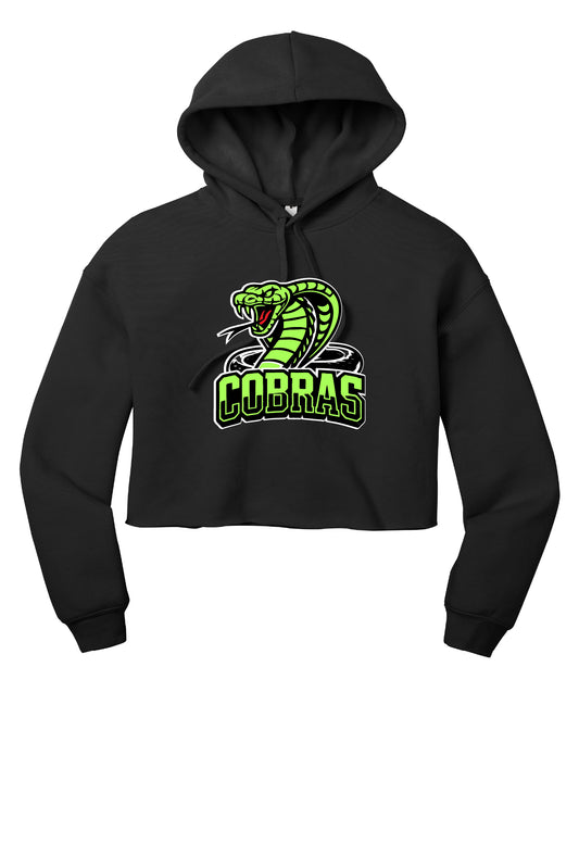 Cobras Bella Canvas Cropped Hoodie (Adult Sizes Only)