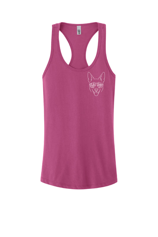 Sato Summer Dog  Racerback Tank