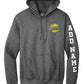 Spartans Softball Hoodie gray, front