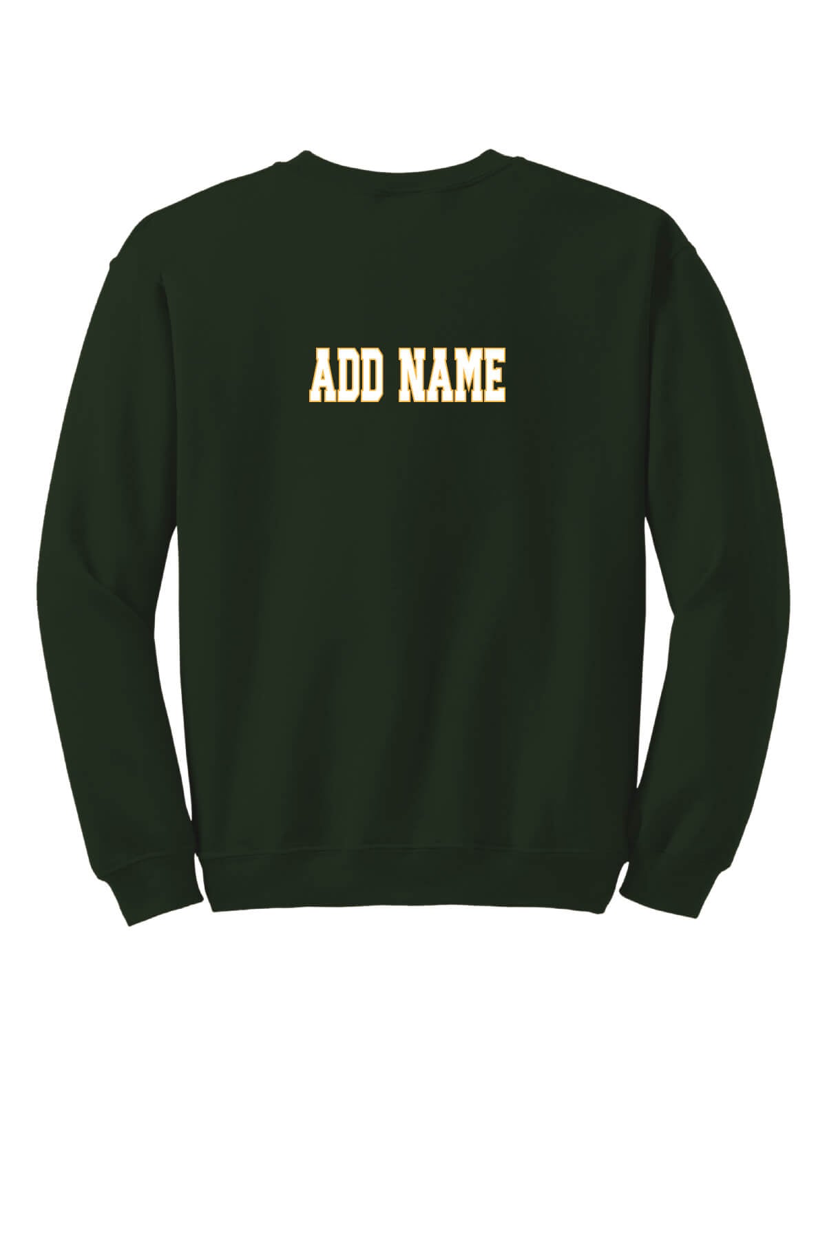 Notre Dame Spartans Crewneck Sweatshirt back-green