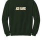 Notre Dame Spartans Crewneck Sweatshirt back-green