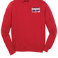 Patriots Cheer Leader 1/4 Zip Sweatshirt red