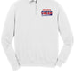 Patriots Cheer Leader 1/4 Zip Sweatshirt white