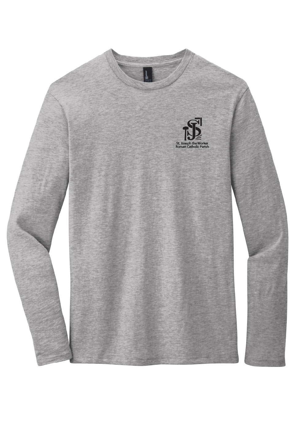 St. Joseph the Worker II Long Sleeve T-shirt-Single Color Logo
