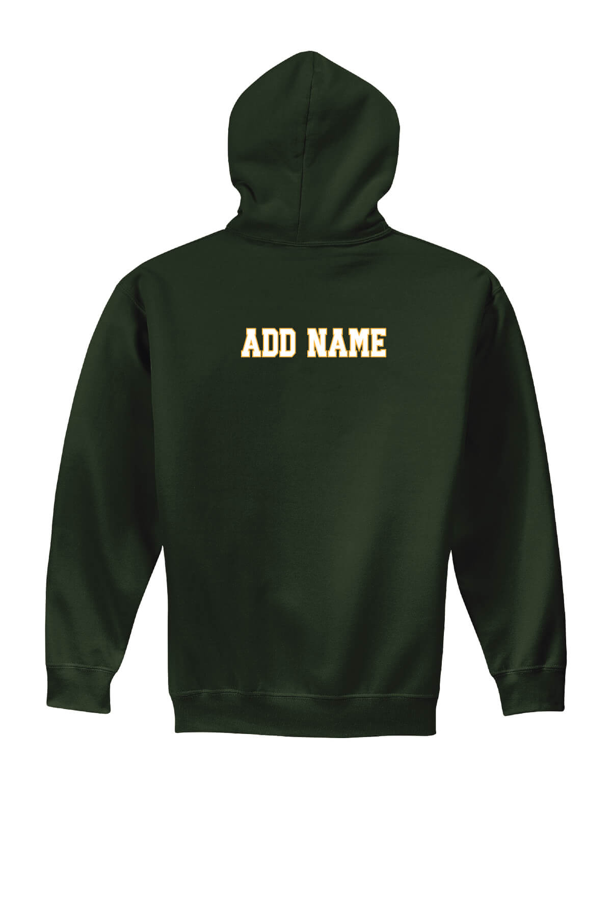 Notre Dame Spartans Hoodie back-green