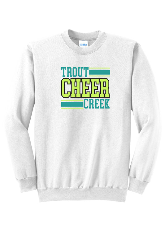 Adult Trout Creek Cheer Crewneck Sweatshirt
