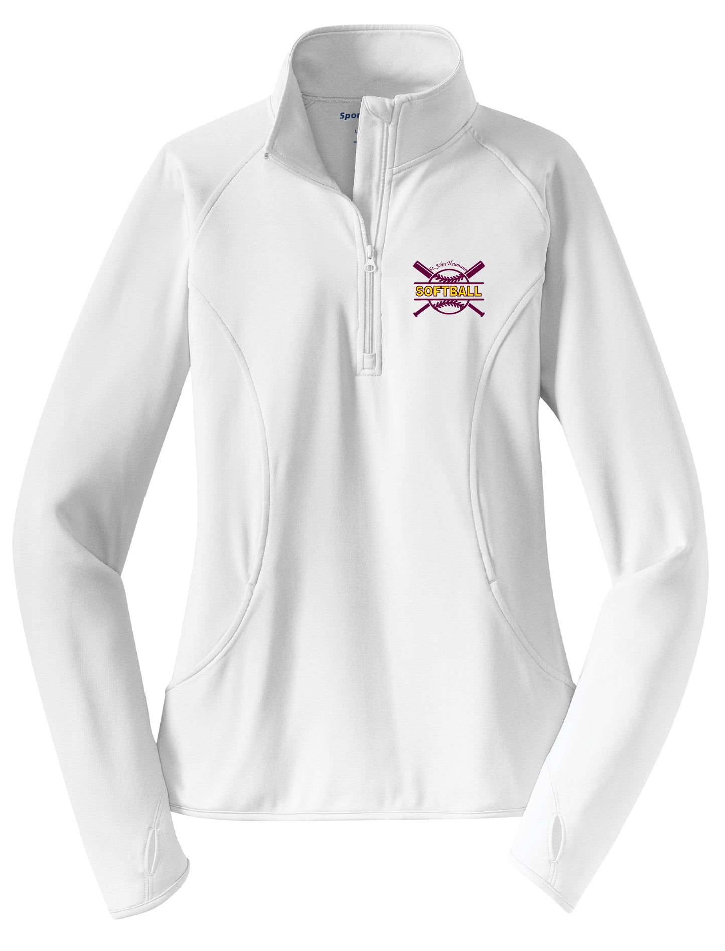 SJN Softball Sport Tek 1/4 Zip Pullover (Ladies)