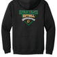 Spartans Softball Hoodie (Youth) black, back