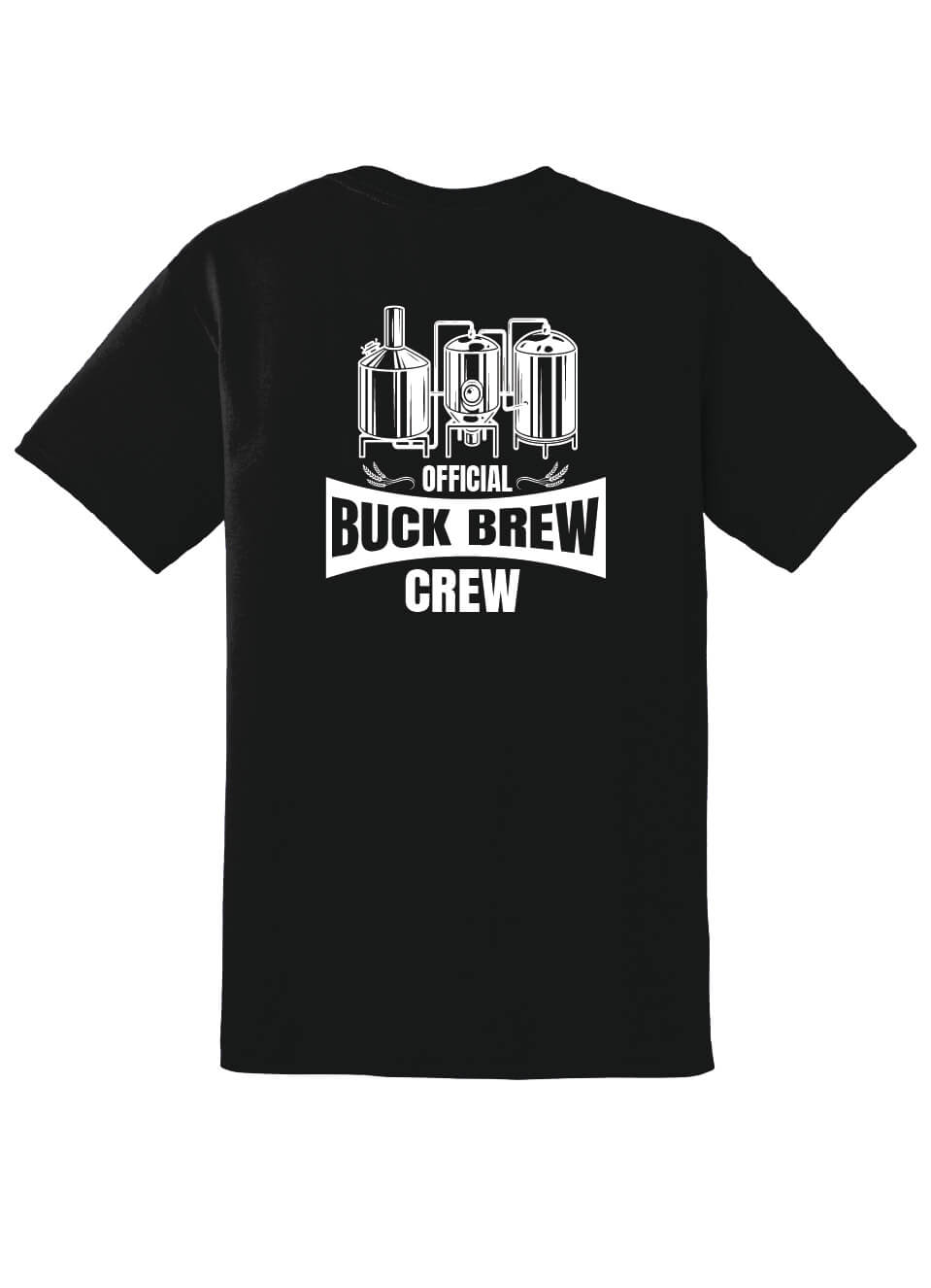 Buck Brew Crew short sleeve and vneck back