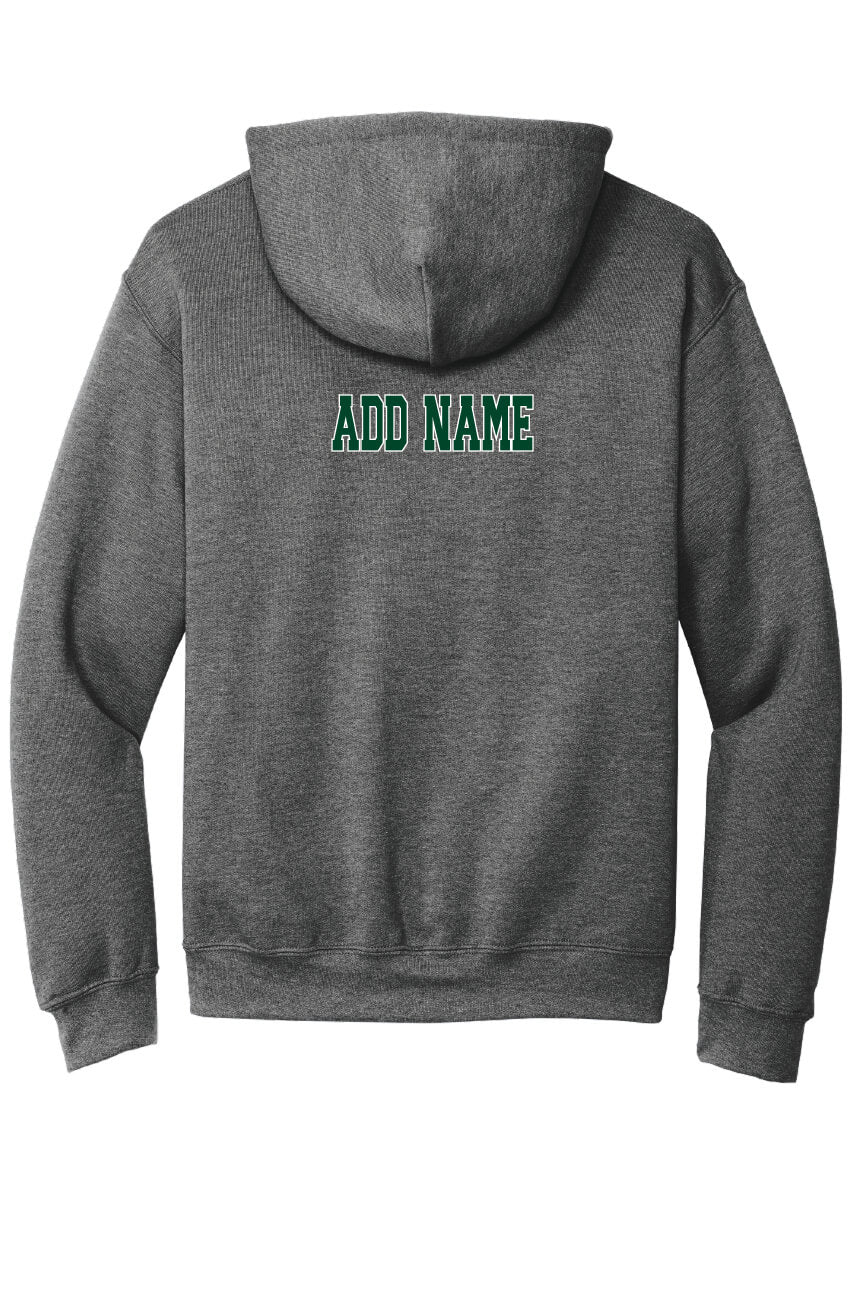 Spartans Hoodie back-gray