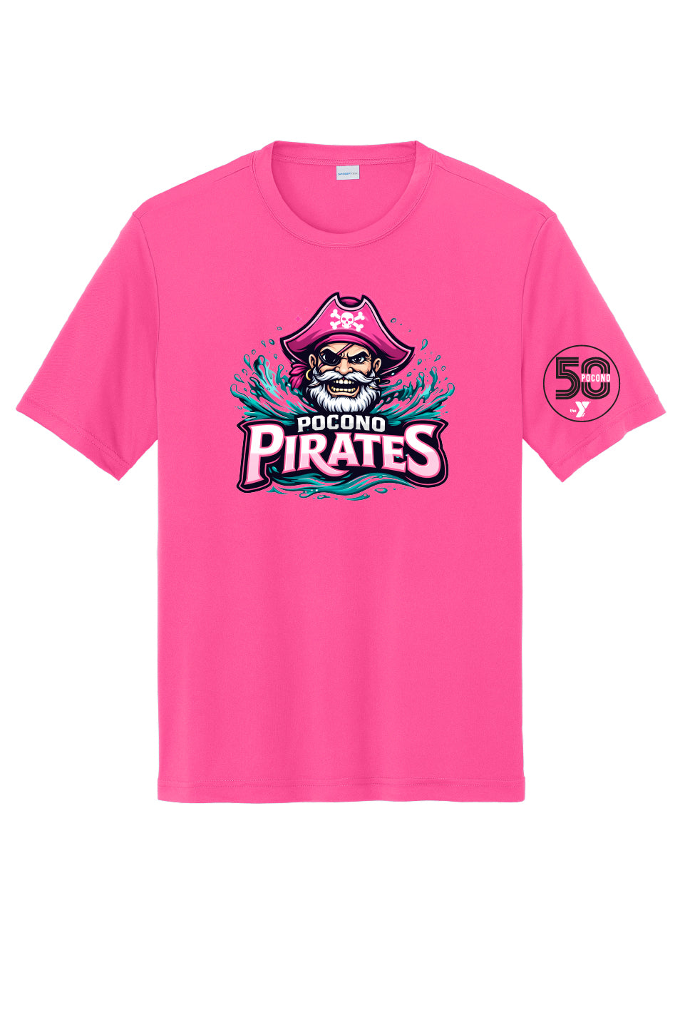 Pocono Pirates Sport Tek Competitor Short Sleeve T-Shirt