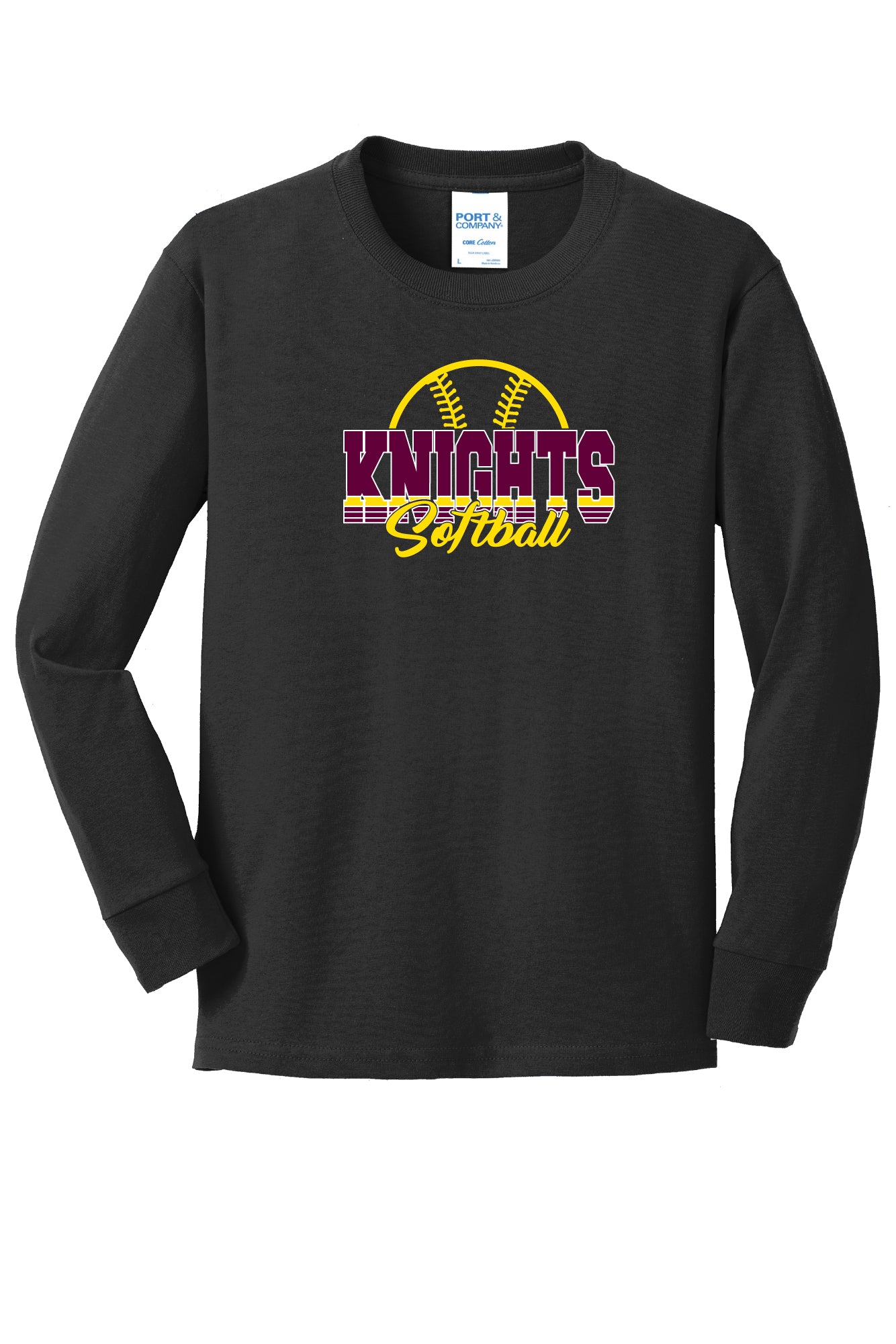 SJN Knights Softball Long Sleeve T-Shirt