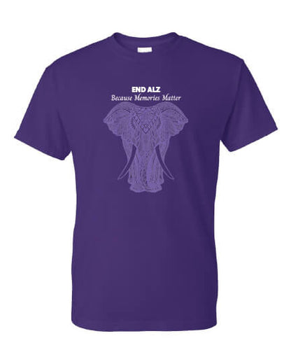 Memories Matter Elephant Short Sleeve T-Shirt