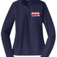 Patriots Cheerleaders Zip Pullover (Ladies) navy