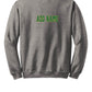 Notre Dame Spartans Crewneck Sweatshirt back-gray