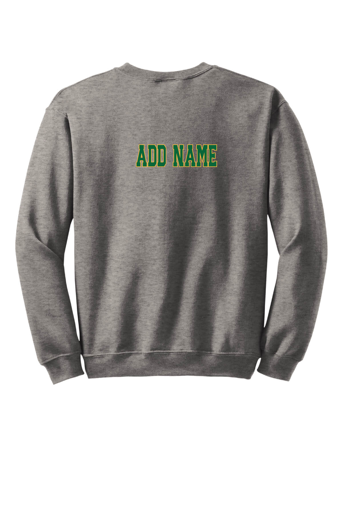 Notre Dame Spartans Crewneck Sweatshirt back-gray