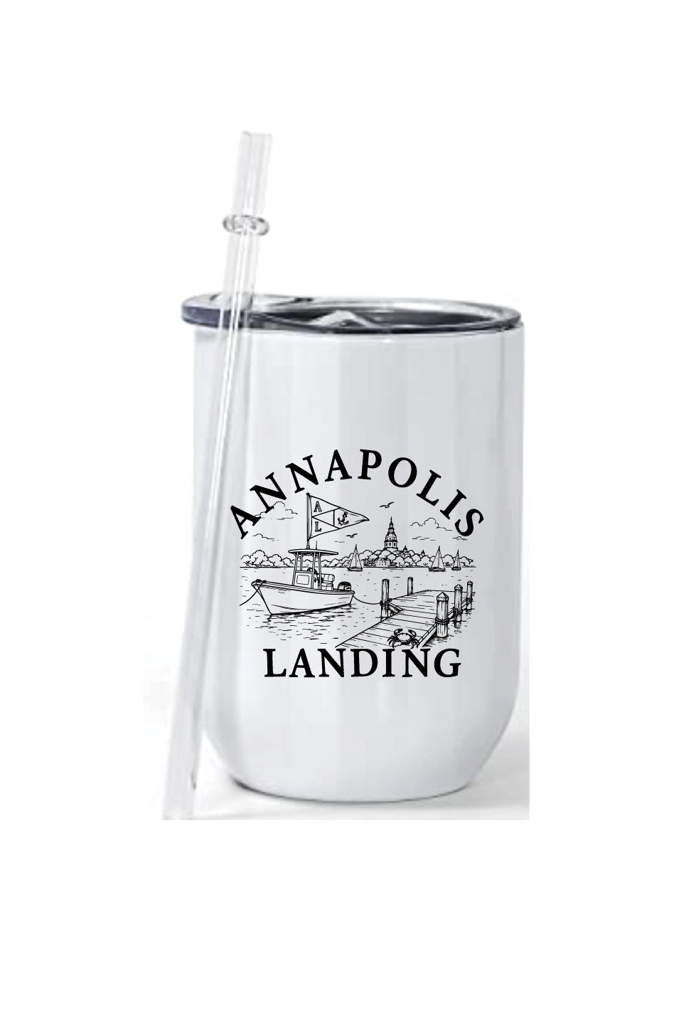 Annapolis Landing Wine Tumbler