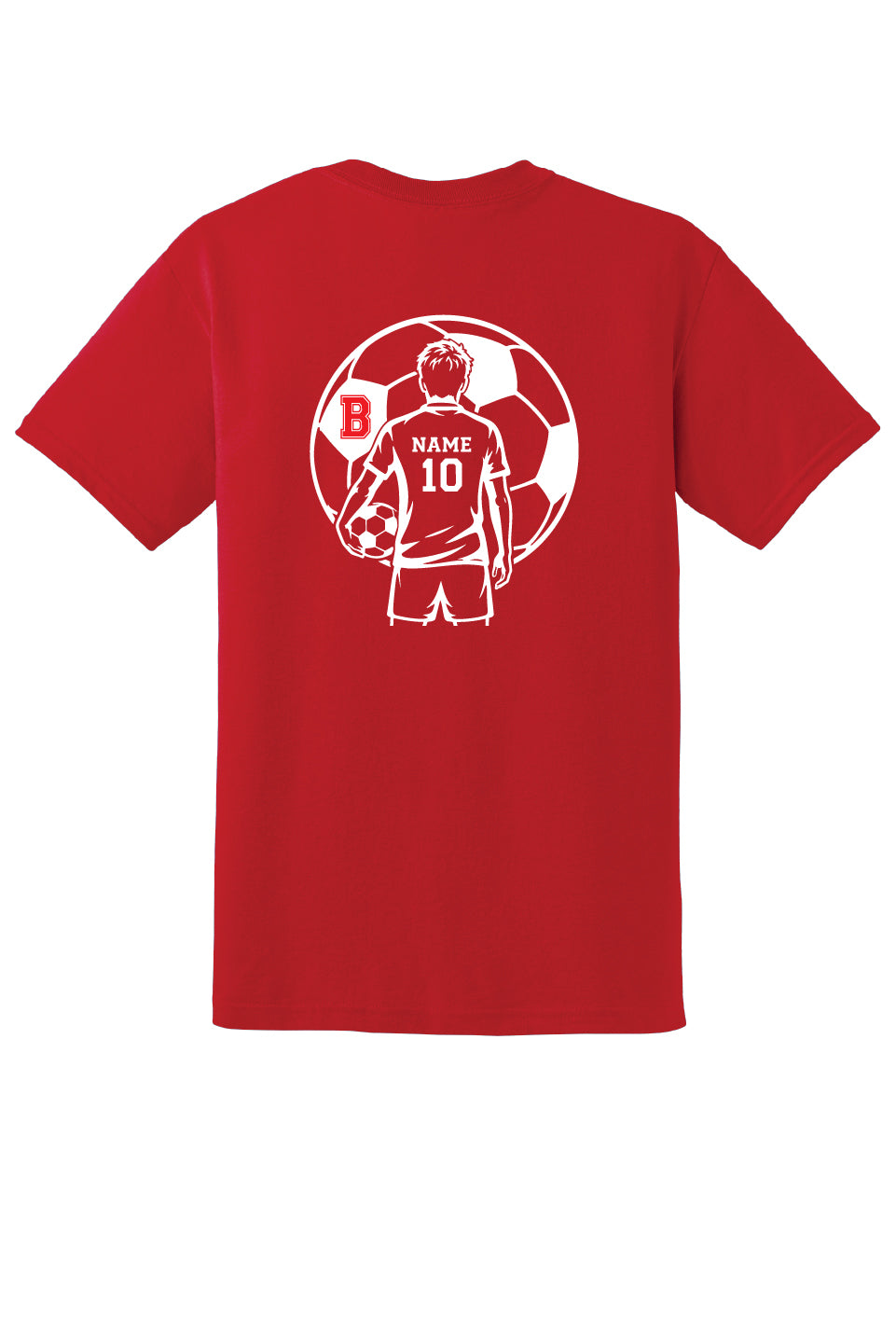 Personalized Belvidere Soccer Dad Short Sleeve T-shirt