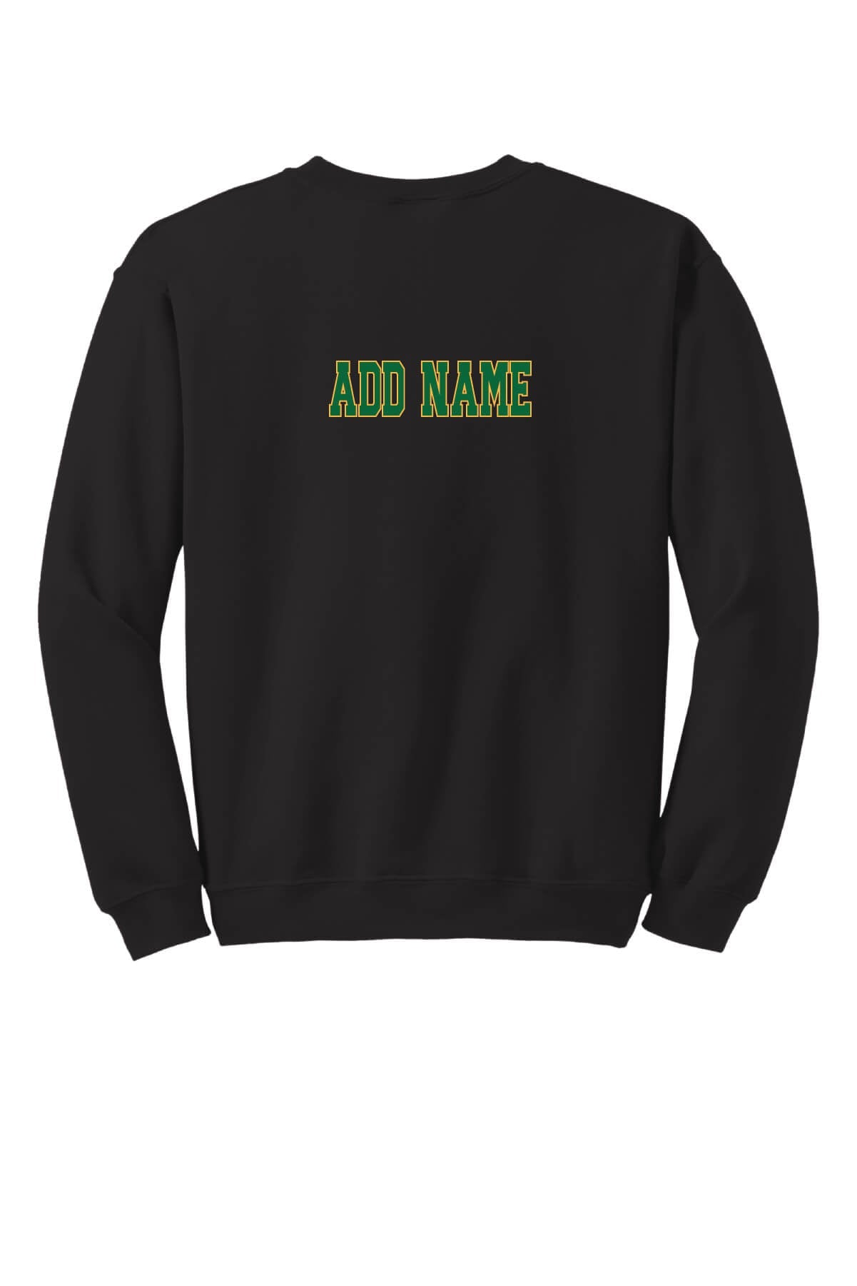 Notre Dame Spartans Crewneck Sweatshirt back-black