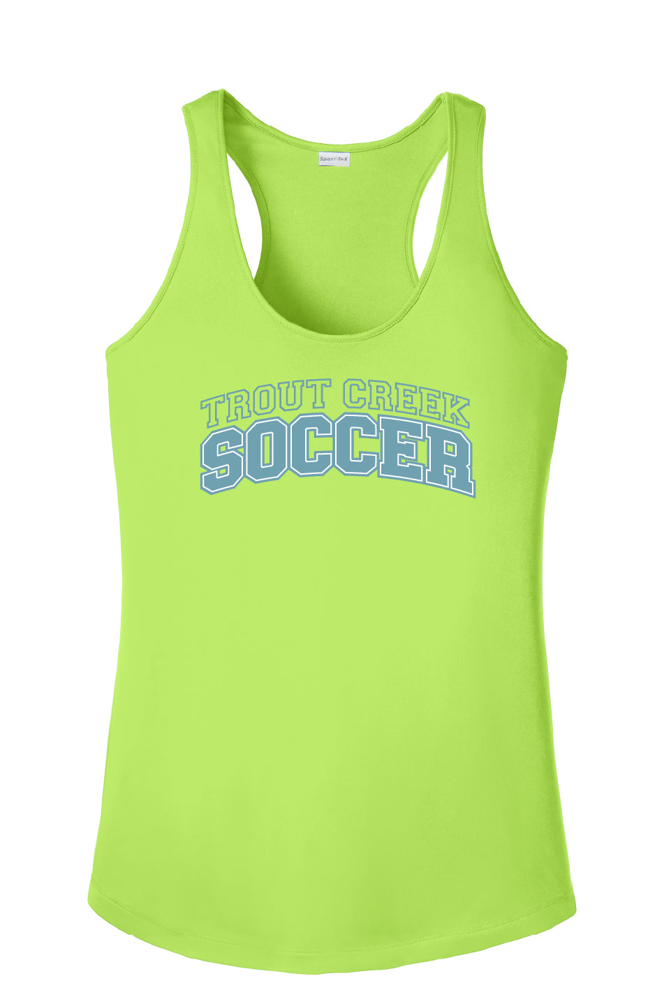 Ladies Trout Creek Soccer Performance Racerback Tank