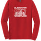 Blairstown Wrestling Flag Long Sleeve T-Shirt (Youth) red