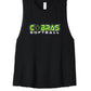 Cobras Bella Canvas Women's Racerback Crop Tank