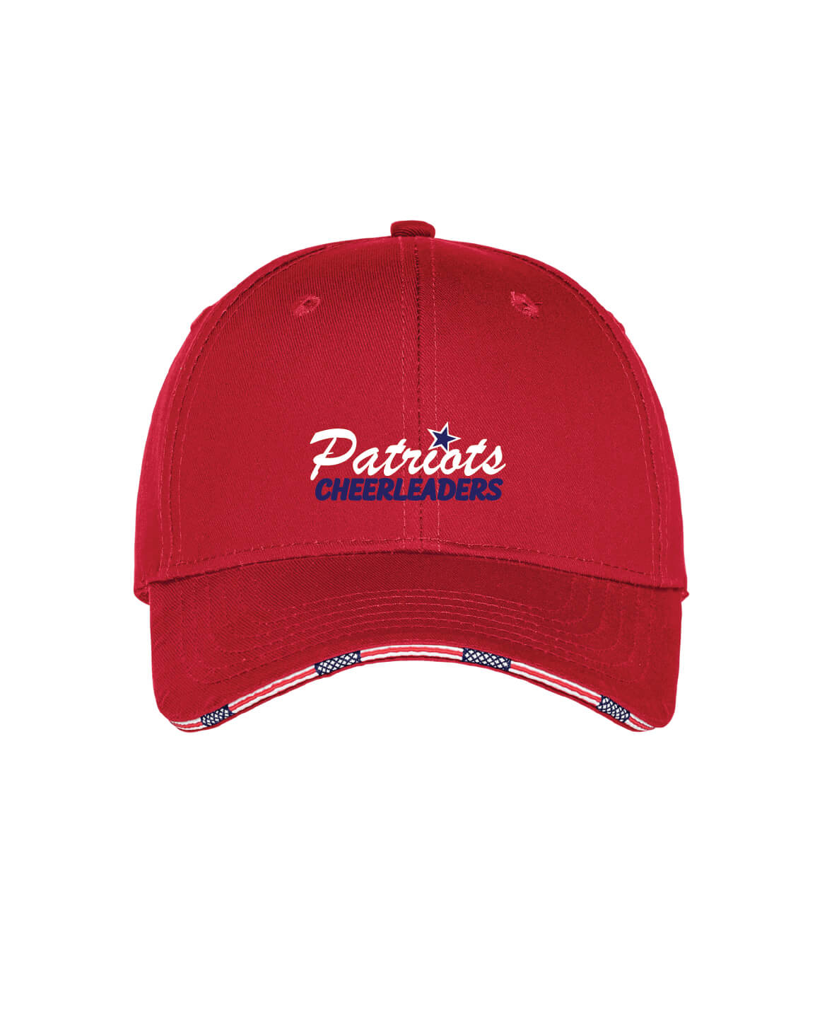 American Flag Cap red