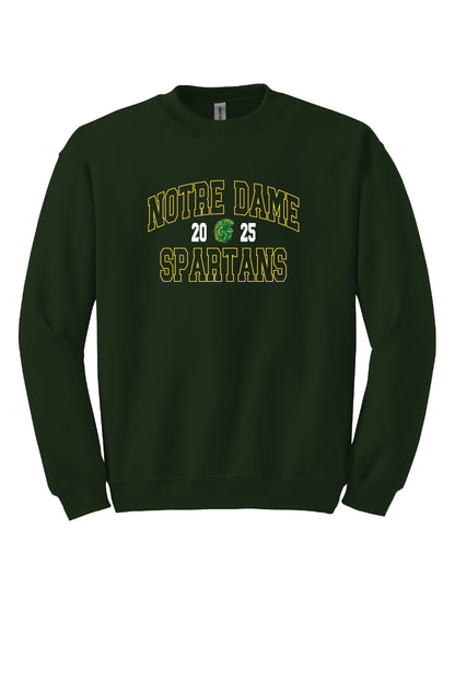 2025 Notre Dame Spartans Crewneck Sweatshirt