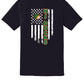 Adult Flag Back Short Sleeve T-Shirt