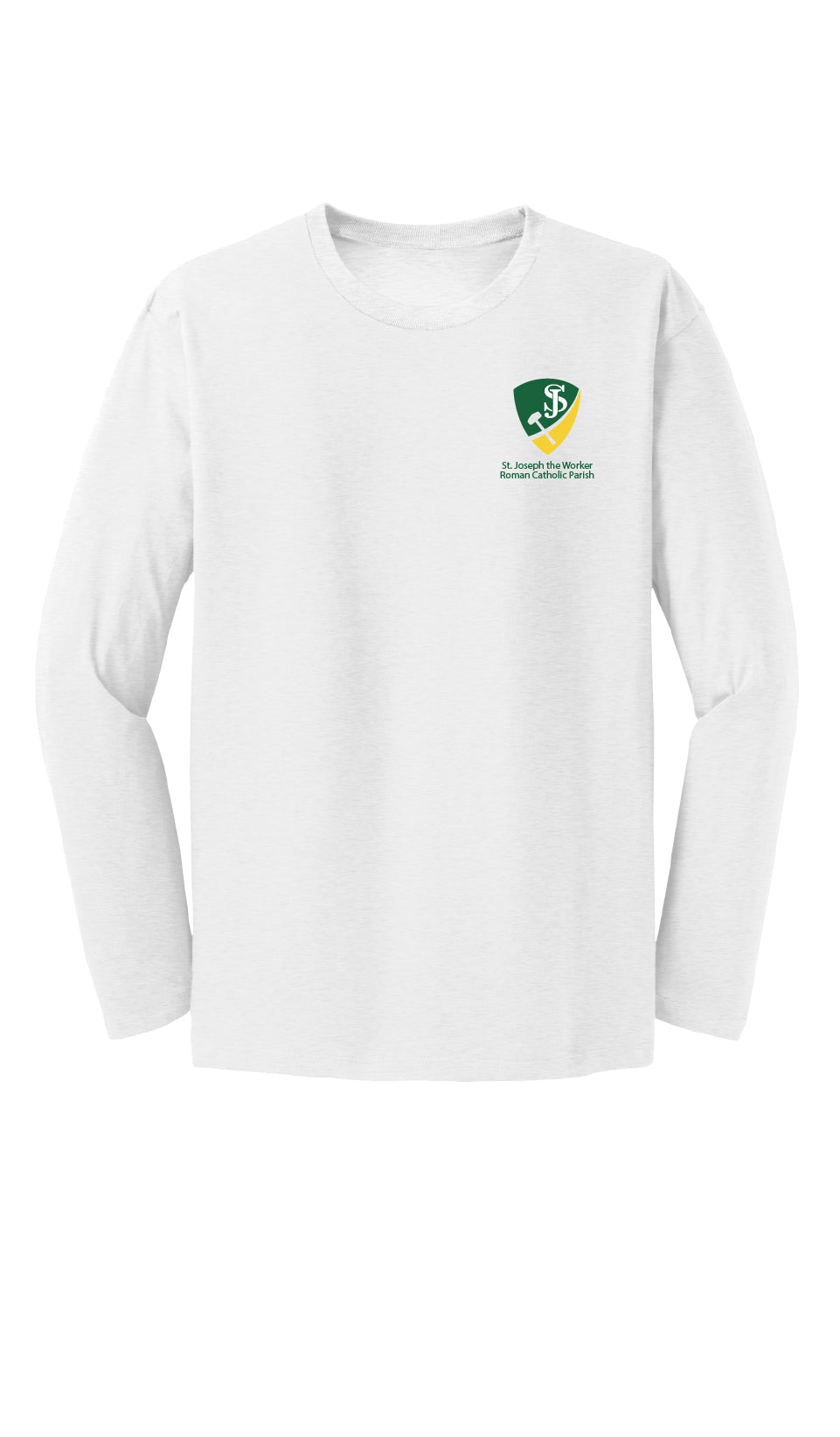 St. Joseph the Worker I Long Sleeve T-shirt-Full Color Logo