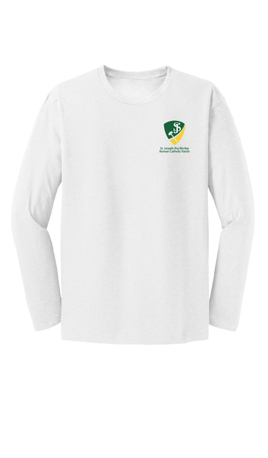 St. Joseph the Worker I Long Sleeve T-shirt-Full Color Logo