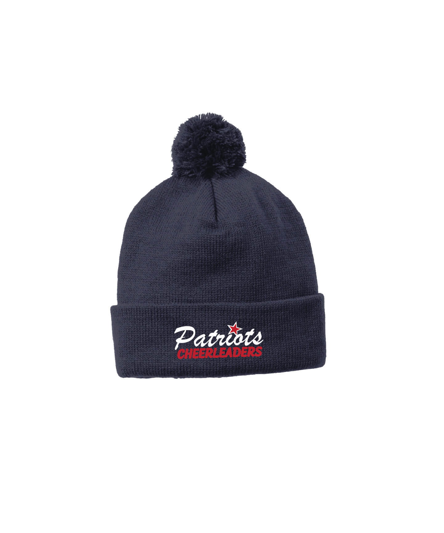 Pom Pom Beanie navy