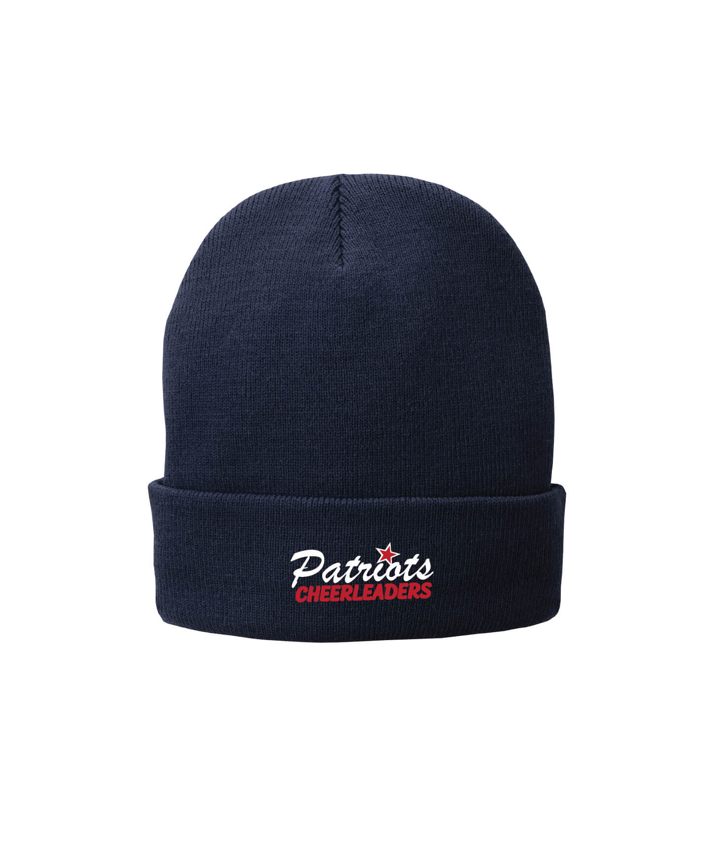 Fleece Lined Beanie with cuff navy