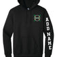 Spartans Baseball Hoodie black, front