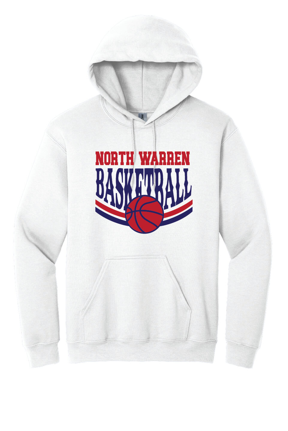 NW Basketball Hoodie (Youth) white