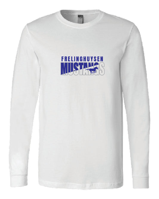 Frelinghuysen Mustangs I Long Sleeve T-Shirt (Youth)