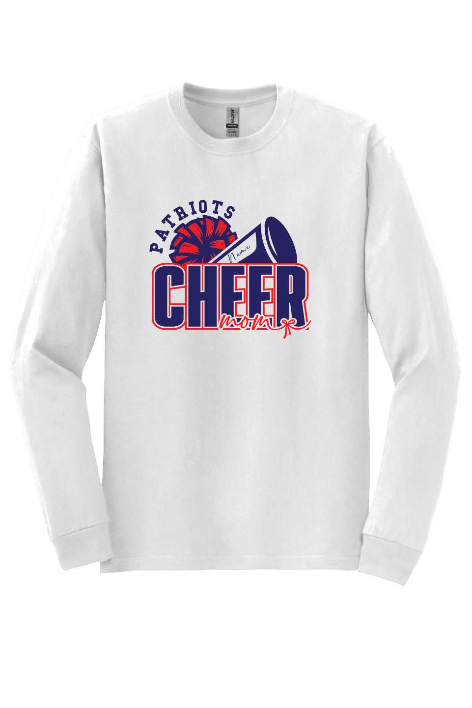 Personalized Patriots Cheer Mom Apparel