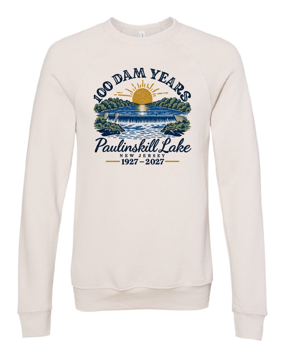 100 Dam Years Bella Canvas Crewneck Sweatshirt
