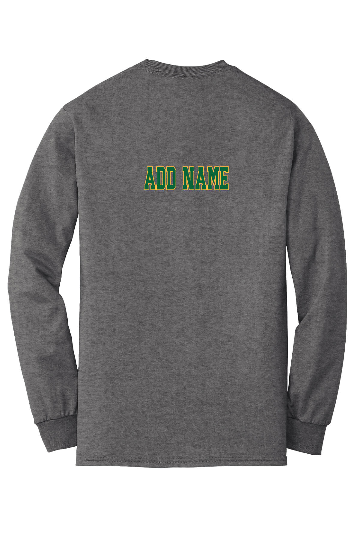 Notre Dame Spartans Long Sleeve T-Shirt back-gray