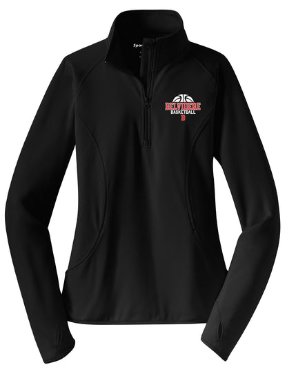 Belvidere Basketball Sport Tek 1/4 Zip Pullover (Ladies)