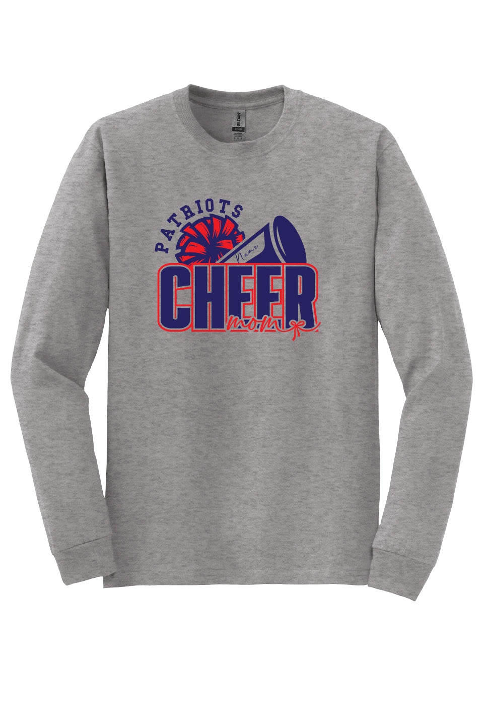 Personalized Patriots Cheer Mom Apparel