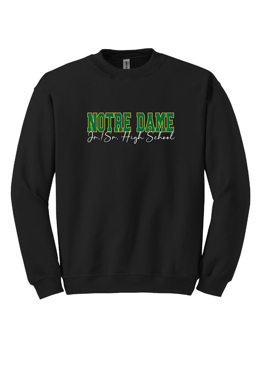 Notre Dame Jr/Sr. High School  Crewneck Sweatshirt