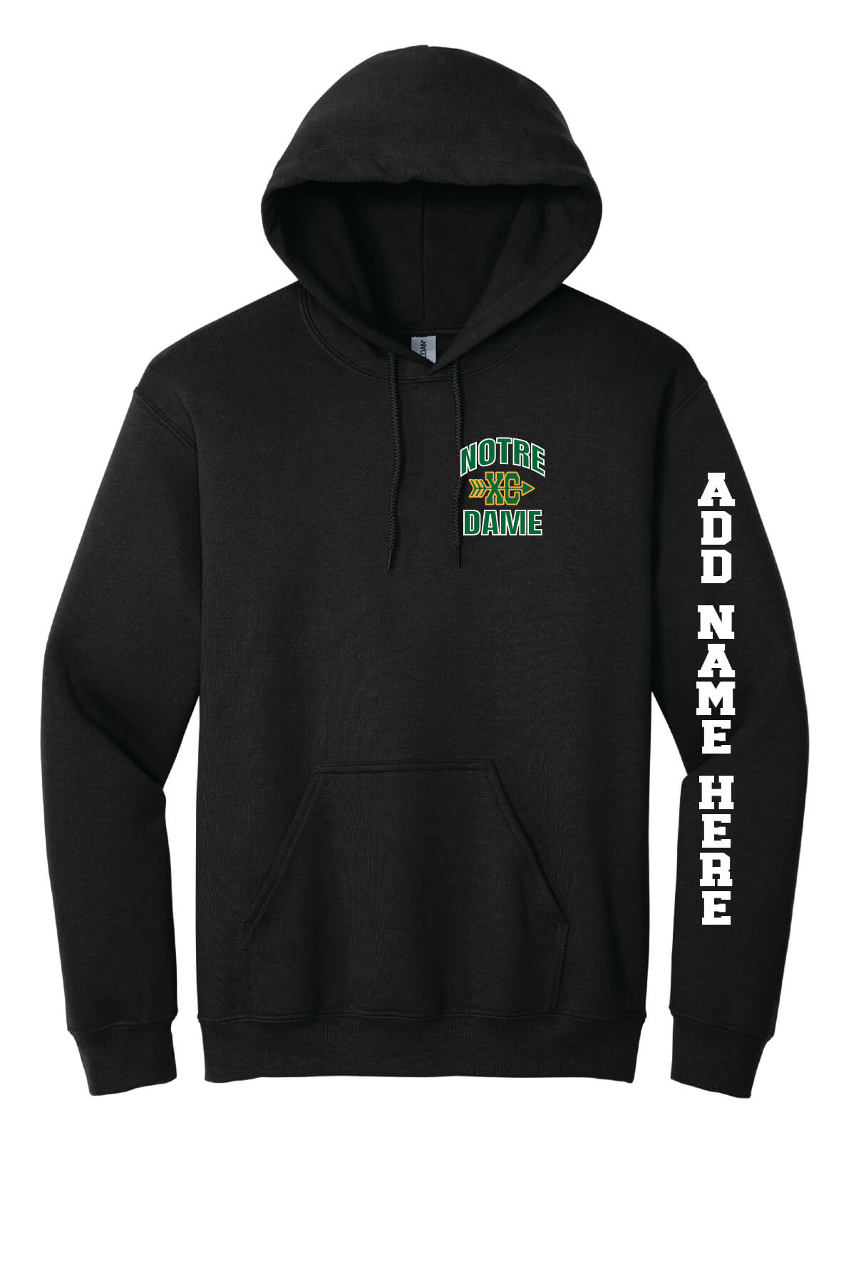 Notre Dame XC Hoodie black