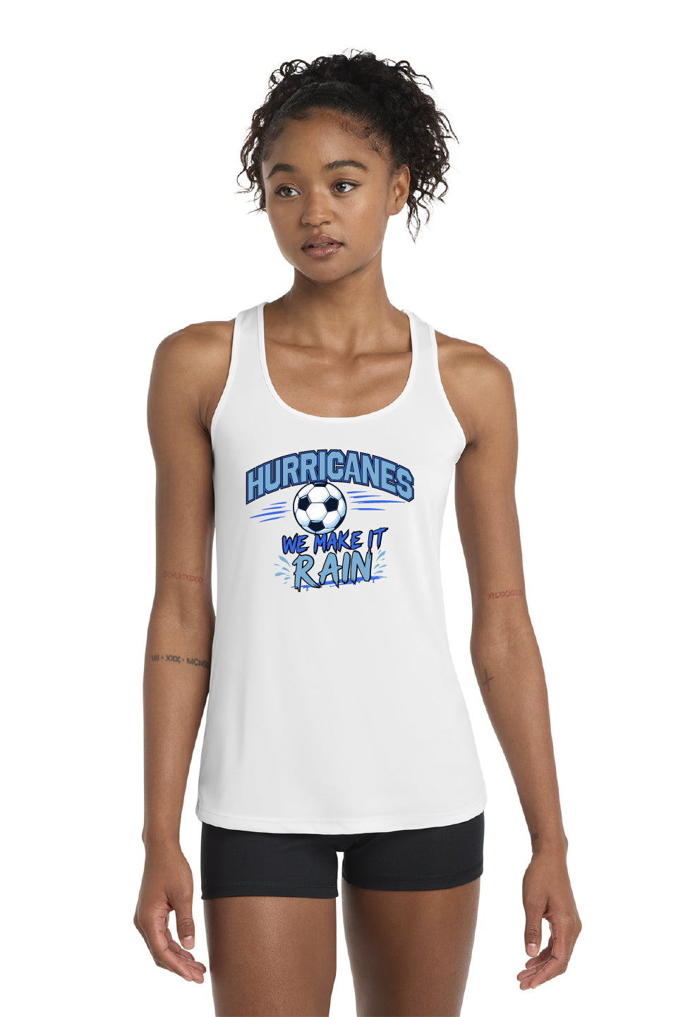 Make it Rain Sport Tek Ladies Competitor Racerback Tank