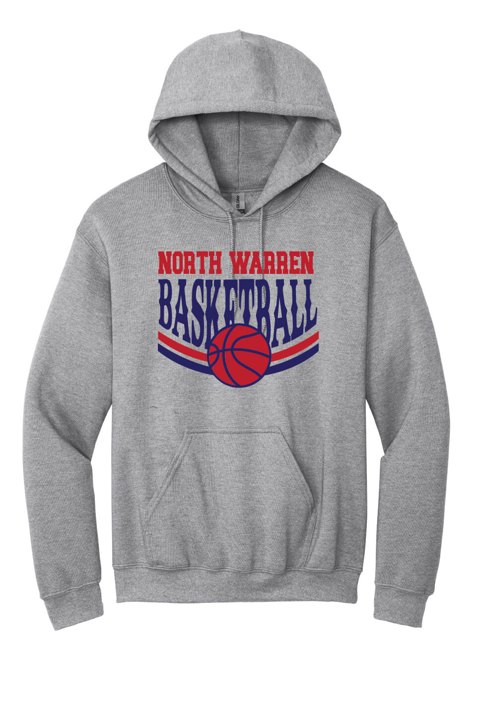 NW Basketball Hoodie (Youth) gray