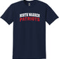 North Warren Patriots Short Sleeve T-Shirt (Youth) navy