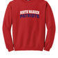 North Warren Patriots Crewneck Sweatshirt (Youth) red