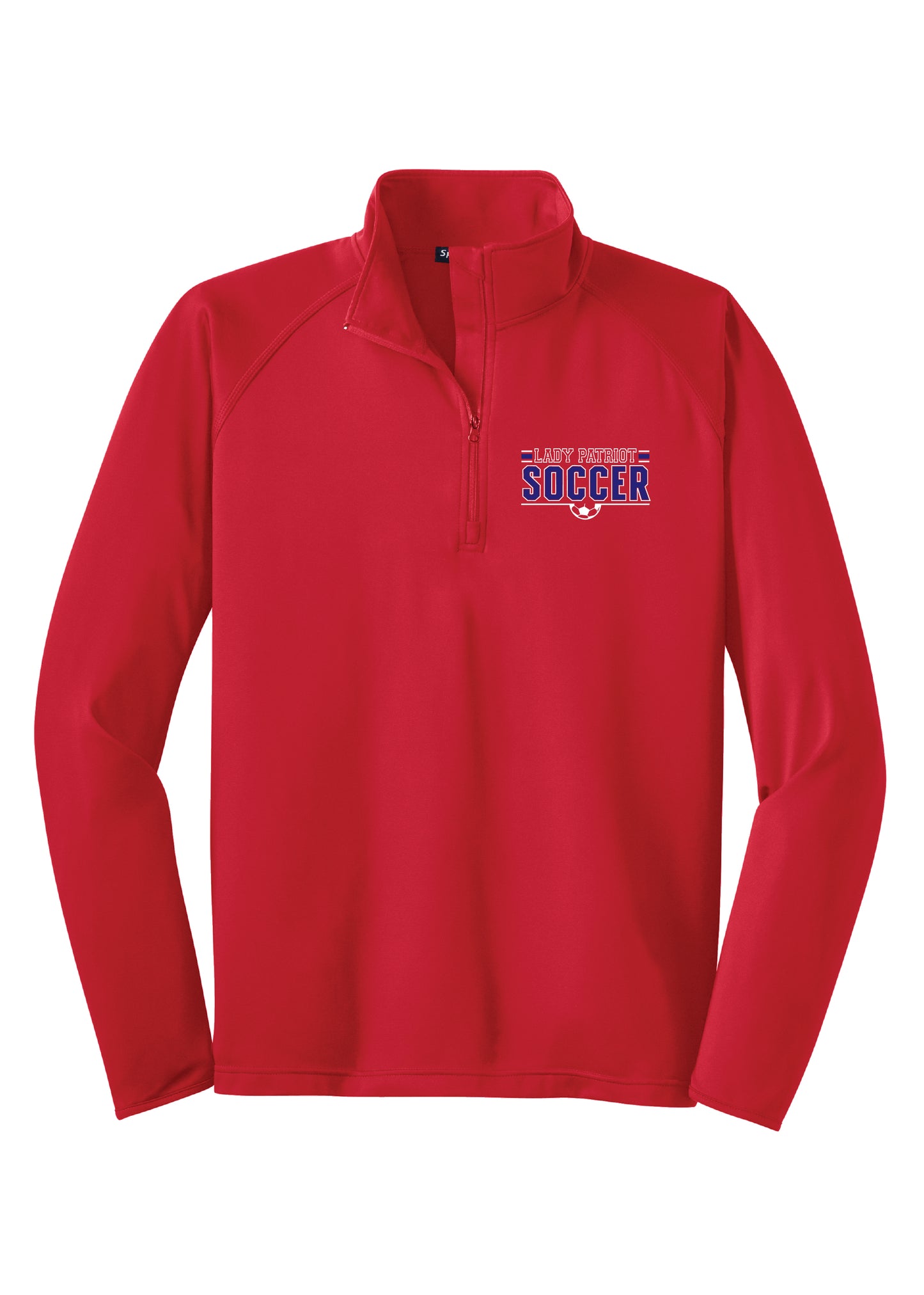 Lady Patriot Sport Tek Sport Wick 1/4 Zip Pullover (Unisex/Mens)