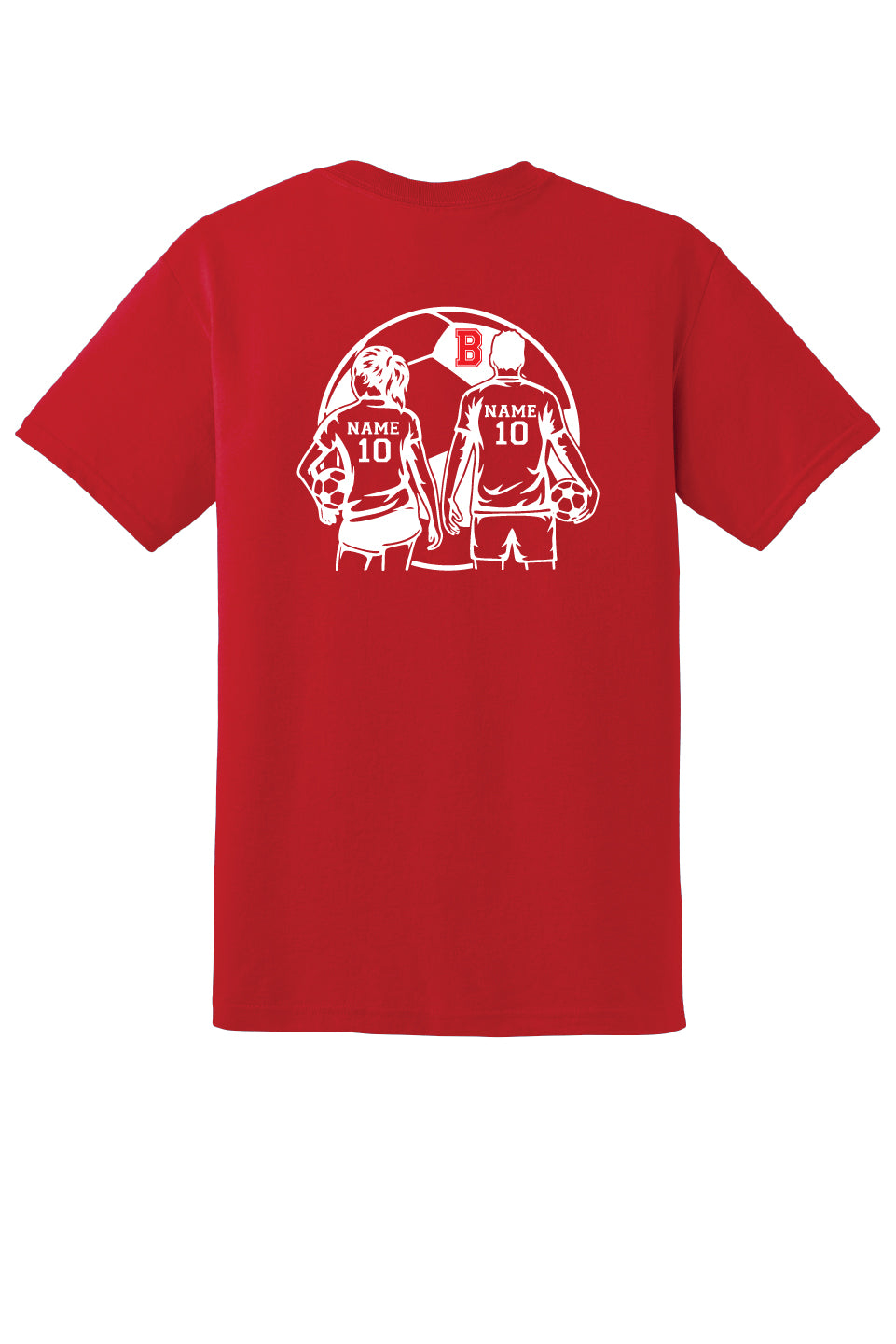 Personalized Belvidere Soccer Mom Short Sleeve T-shirt