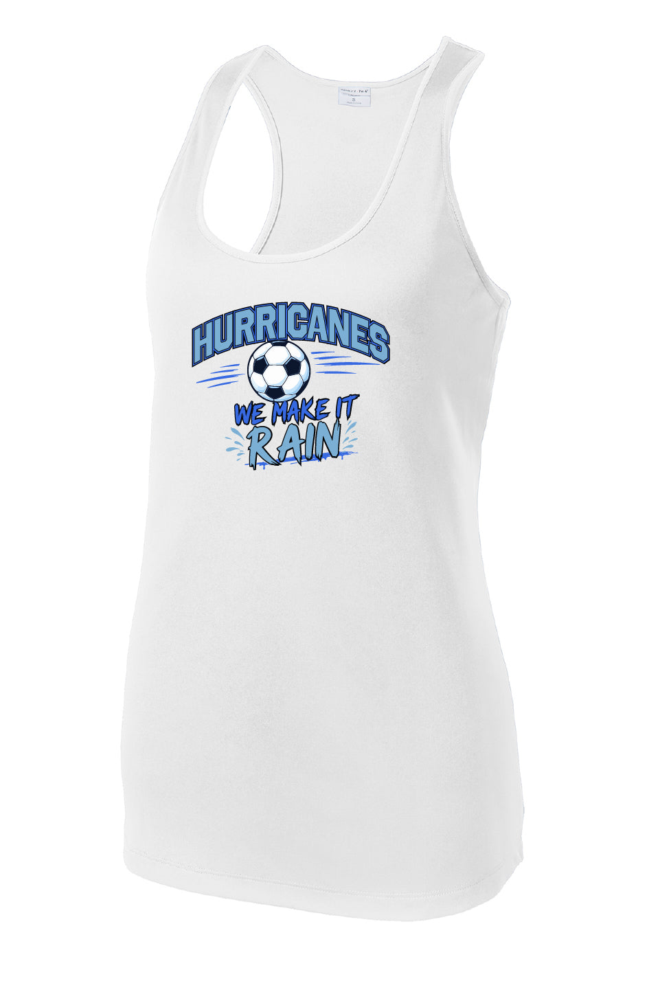 Make it Rain Sport Tek Ladies Competitor Racerback Tank